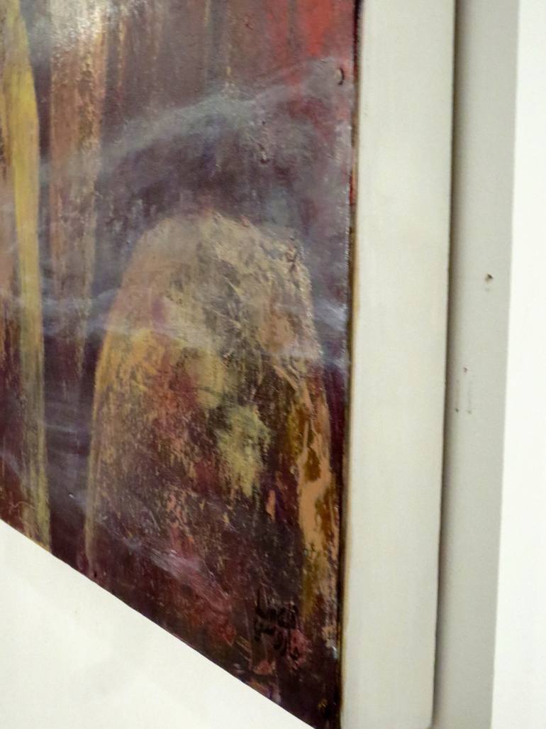 Original Abstract Expressionism Nature Painting by Lina Faroussi