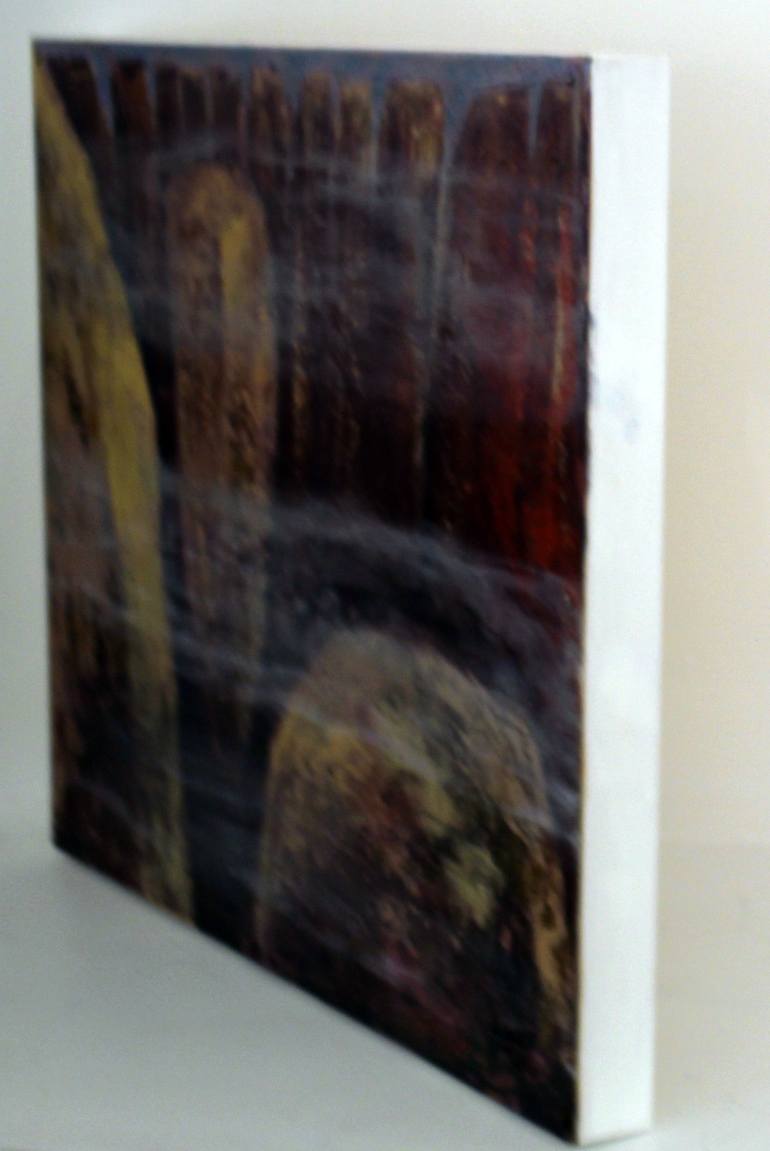 Original Abstract Expressionism Nature Painting by Lina Faroussi