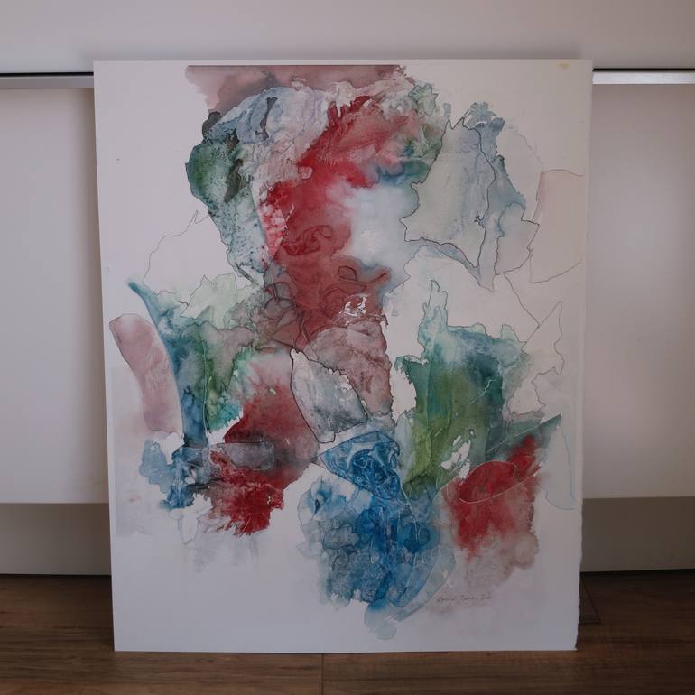 Original Abstract Expressionism Abstract Painting by Rachel Leising Soo