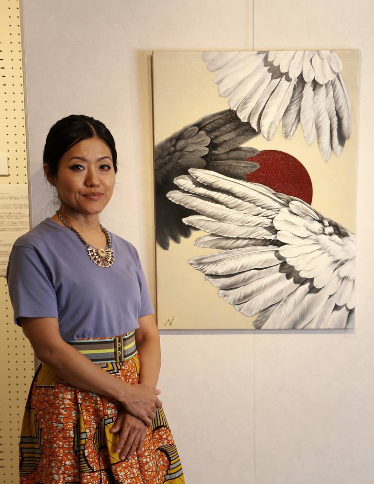 Original Figurative Animal Painting by Yuko Montgomery