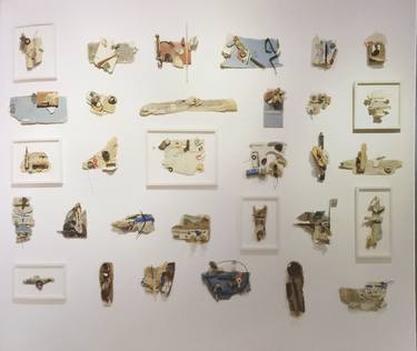 Les Assemblages, a wall of work from 2015 Venice Biennale thumb
