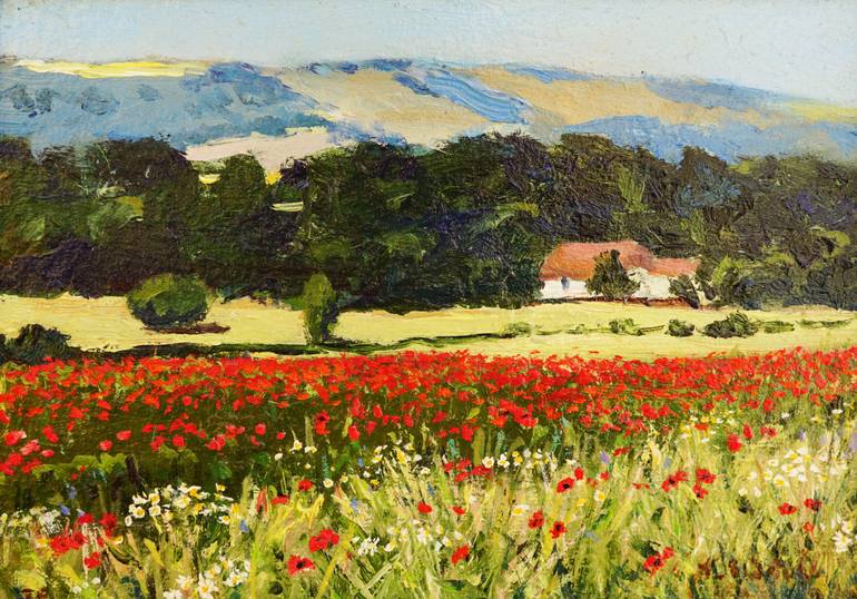 Original Figurative Landscape Painting by Terence Eldridge