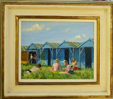 Original Documentary Beach Paintings by Terence Eldridge