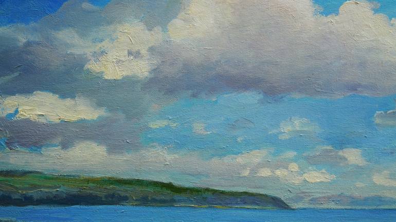 Original Documentary Beach Painting by Terence Eldridge