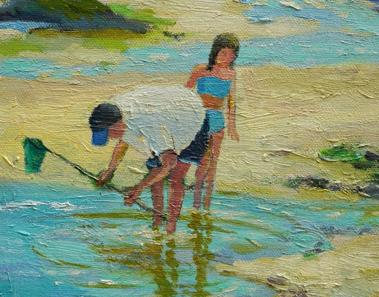 Original Beach Painting by Terence Eldridge