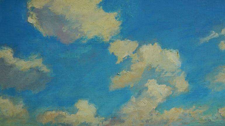 Original Documentary Beach Painting by Terence Eldridge