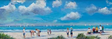 Original Fine Art Beach Paintings by Terence Eldridge