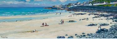 Original Impressionism Beach Paintings by Terence Eldridge