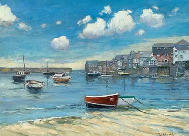 Original Impressionism Beach Paintings by Terence Eldridge