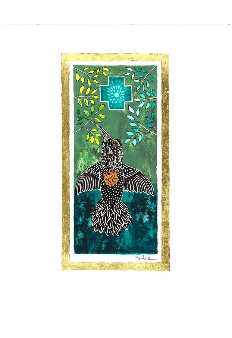 Original Expressionism Animal Painting by Jose Luis Montes