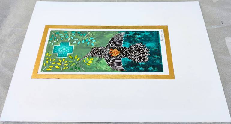 Original Expressionism Animal Painting by Jose Luis Montes