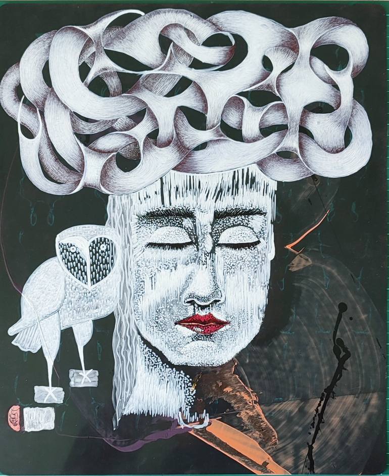 Original Contemporary Fantasy Painting by Jose Luis Montes