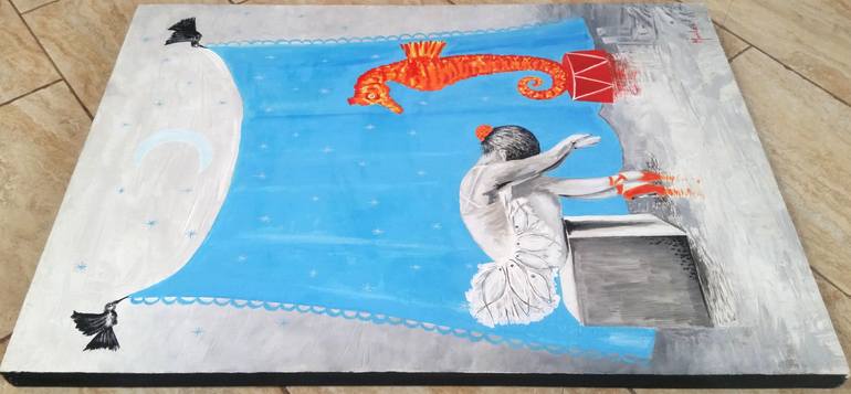Original Contemporary Fantasy Painting by Jose Luis Montes