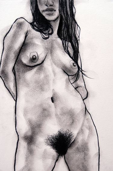 Original Figurative Nude Drawings by Phillip Dvorak