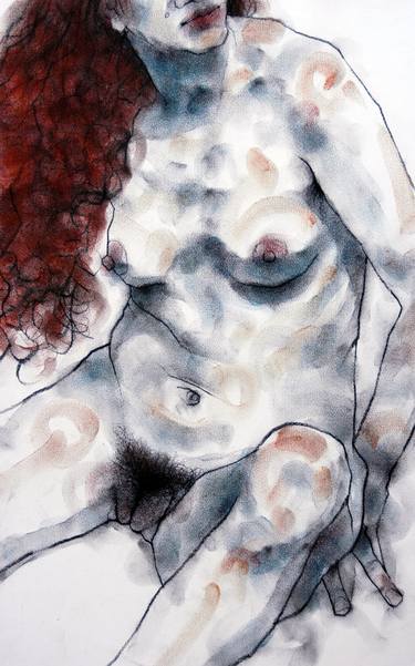 Original Figurative Erotic Drawings by Phillip Dvorak