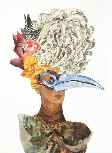 Original Fashion Collage by Deming Harriman