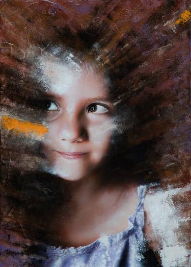 Print of Realism Kids Paintings by BRA artist