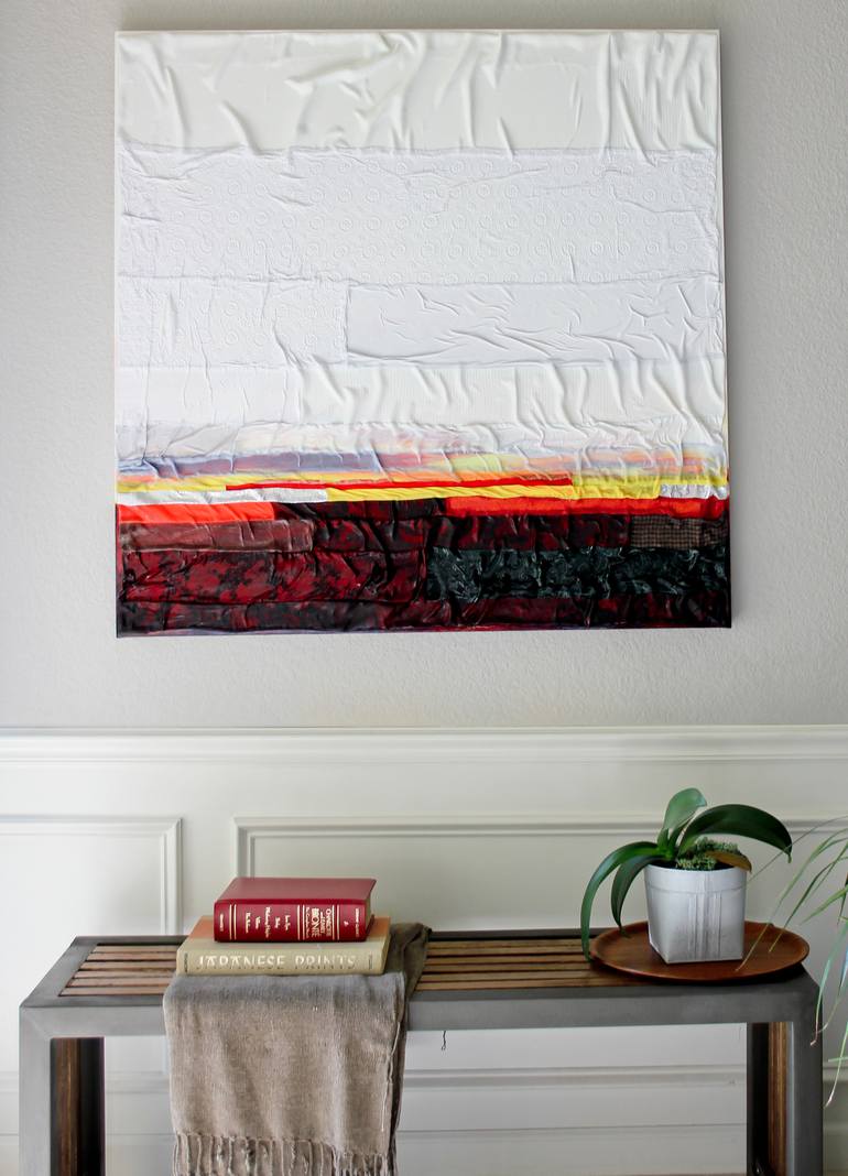Original Abstract Collage by Katharine Weber