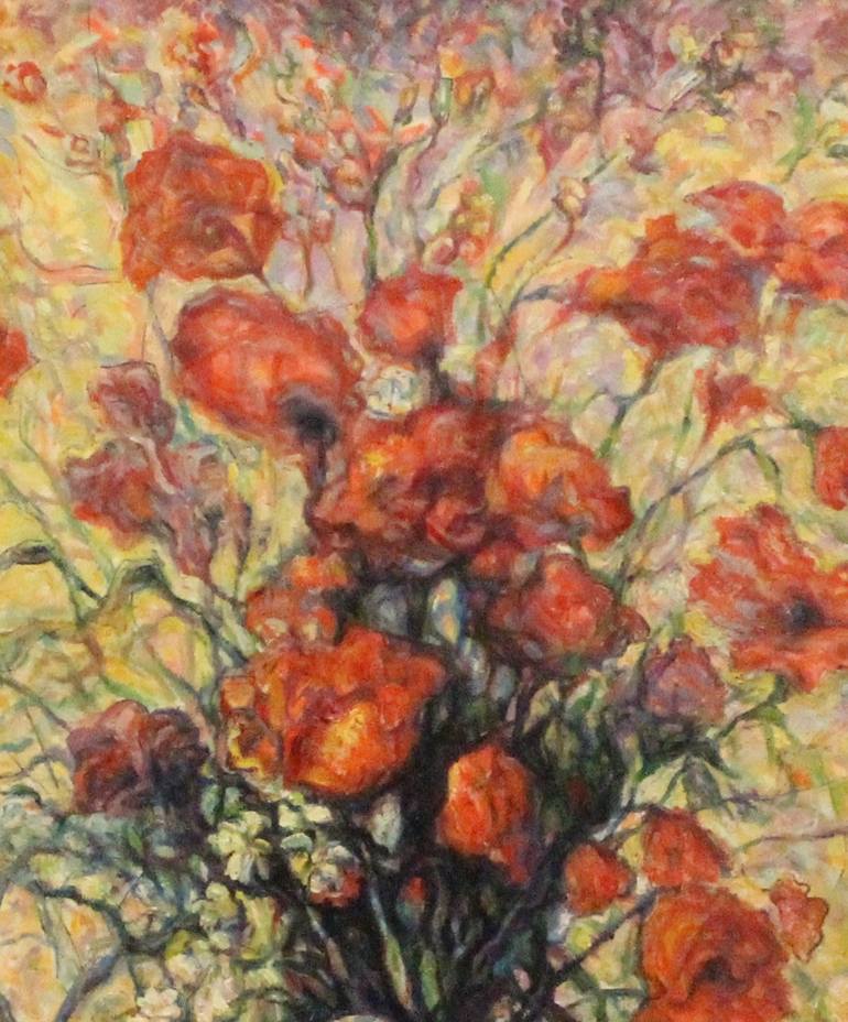 Original Other Floral Painting by Nicolae Vasilescu