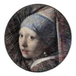 Girl with a pearl earring by Petros Vrellis