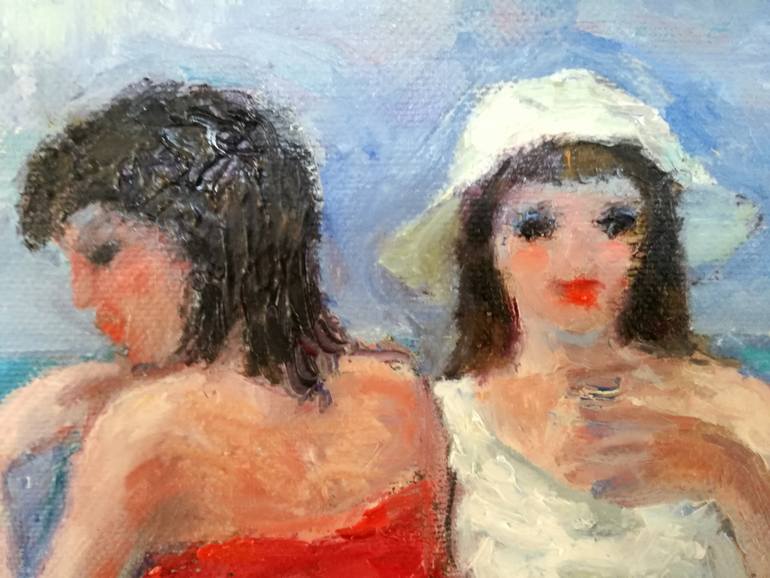 Original Figurative People Painting by Krum Kostov