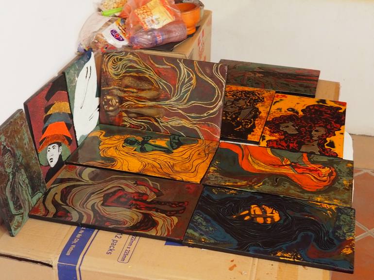 Original Other Women Painting by Heather Mcclellan