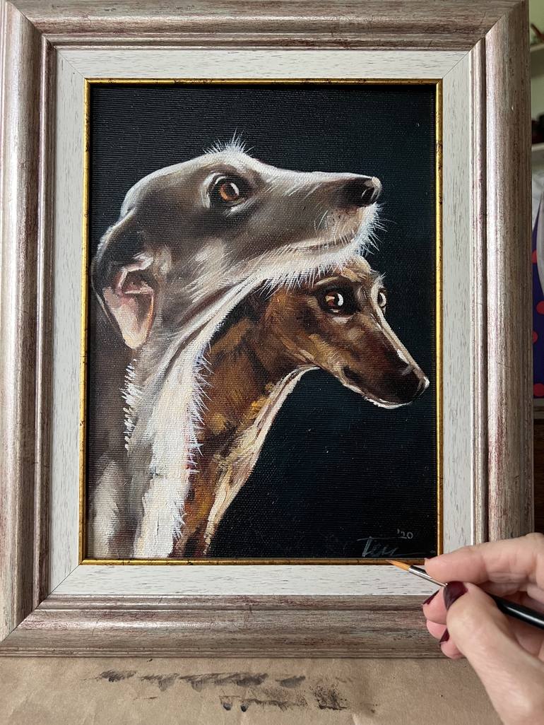 Original Realism Animal Painting by Tem Dobrinova
