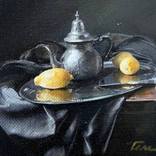 Still life with lemons by Tem Dobrinova