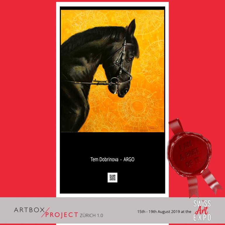 Original Fine Art Animal Painting by Tem Dobrinova