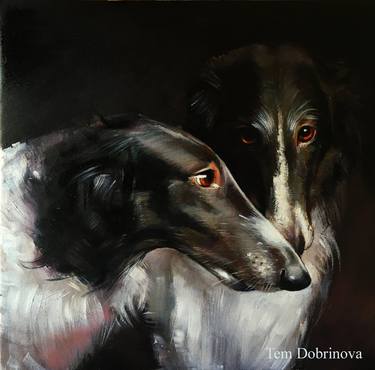 Greyhounds portrait thumb