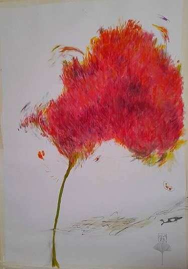 Original Botanic Painting by Ariane Wyss