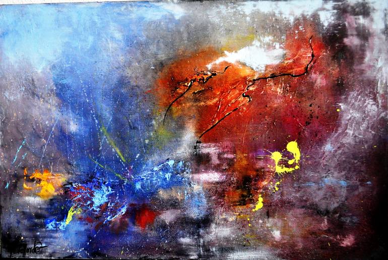 THUNDERSTORM Painting by Paola Gallardo | Saatchi Art