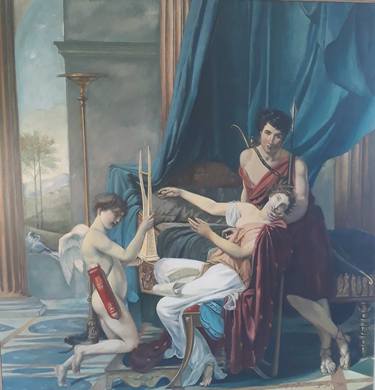 Original Classical mythology Paintings by Boro Ivetic