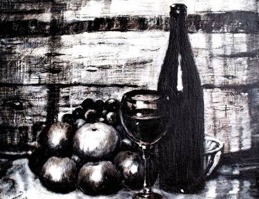 Original Modern Food & Drink Paintings by Roman Sleptsuk