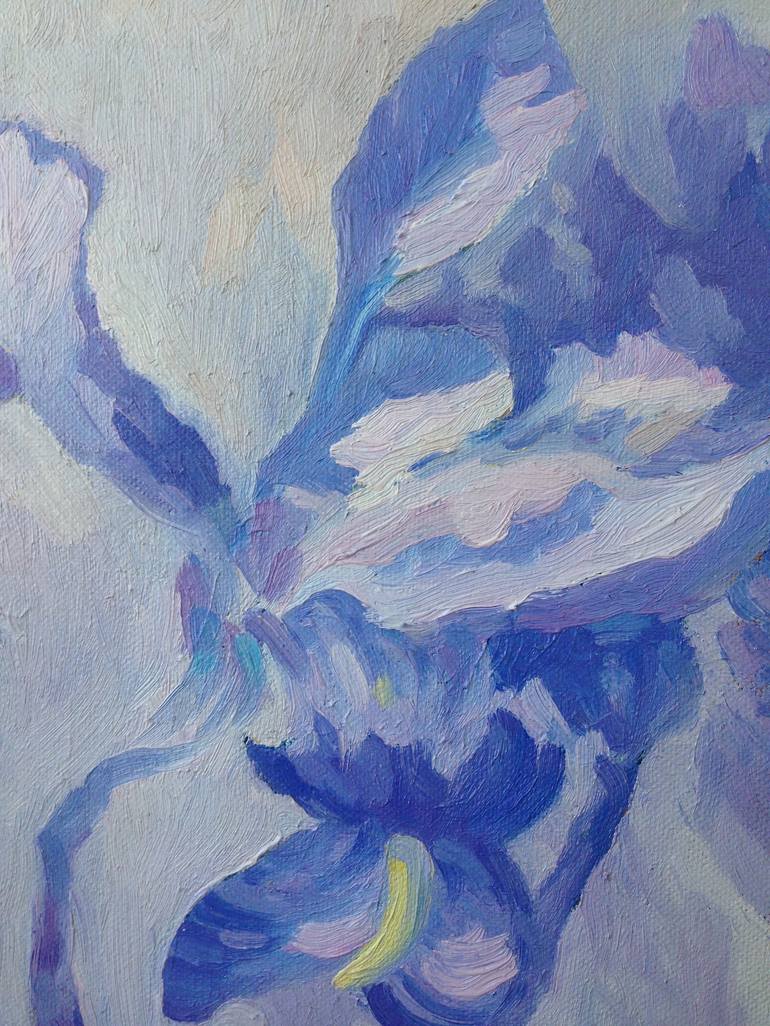 Original Impressionism Floral Painting by Roman Sleptsuk