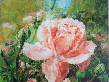 Original Impressionism Floral Paintings by Roman Sleptsuk