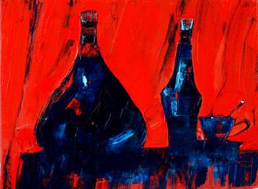 Original Abstract Food & Drink Paintings by Roman Sleptsuk