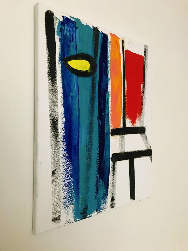 Original Abstract Painting by Roman Sleptsuk