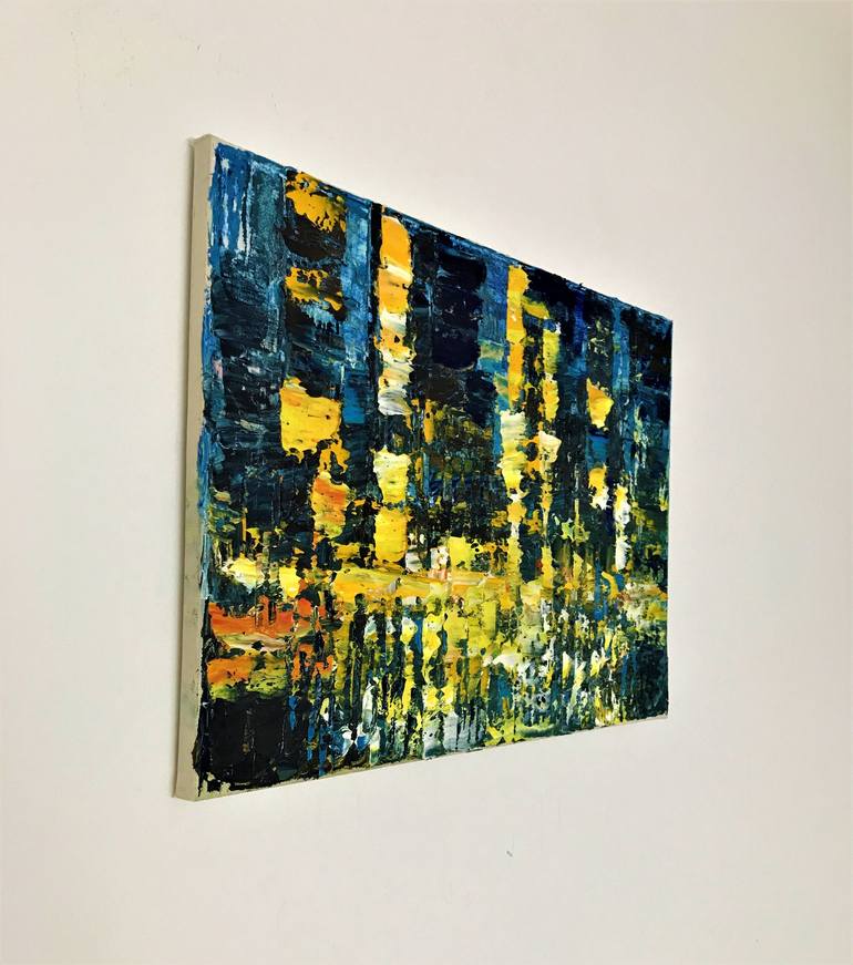 Original Abstract Painting by Roman Sleptsuk