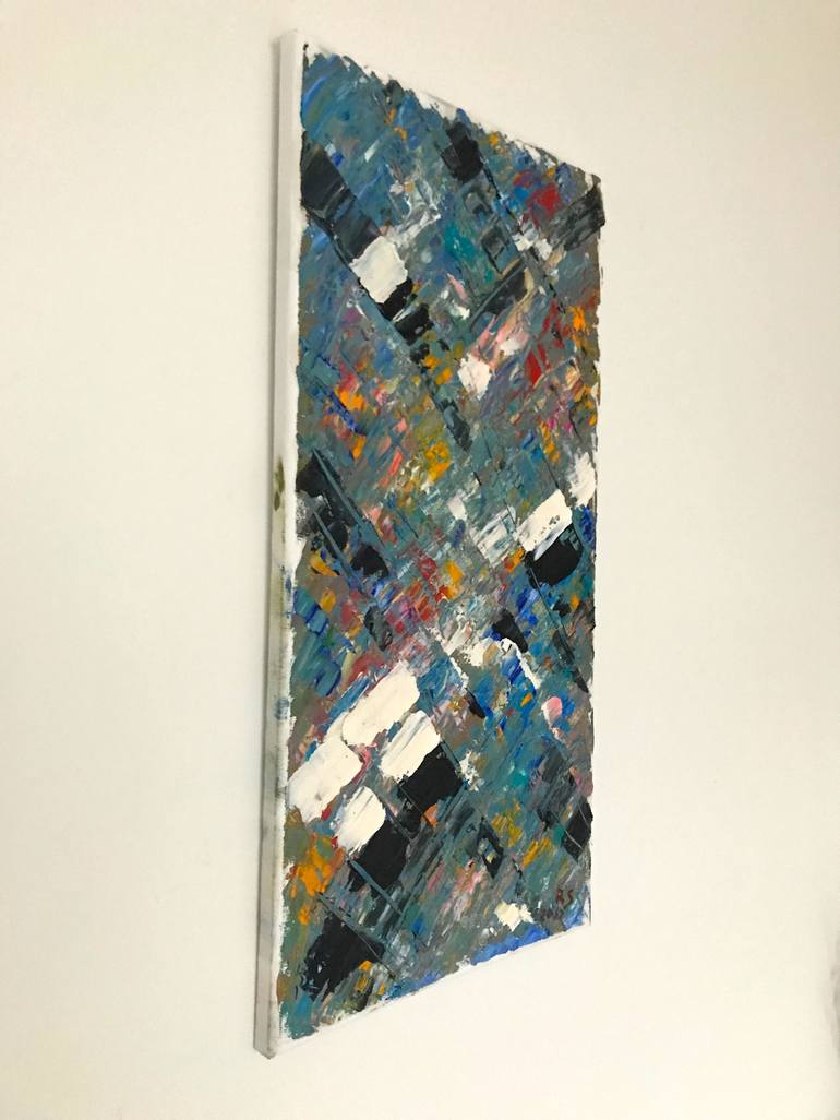 Original Abstract Painting by Roman Sleptsuk