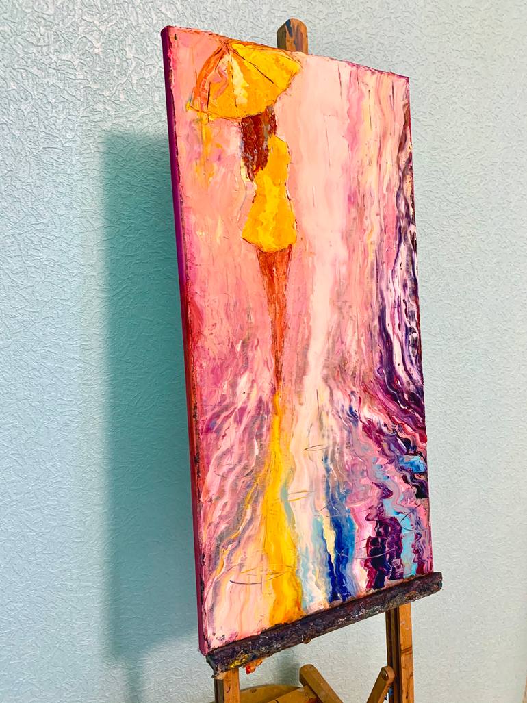 Original Figurative Abstract Painting by Roman Sleptsuk