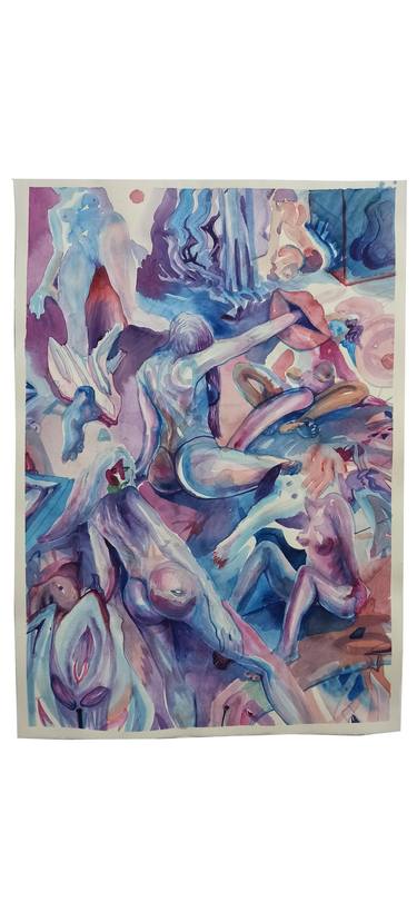 Print of Figurative Women Paintings by Filip Grkovic