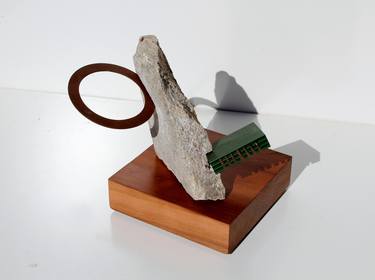 Original Dada Abstract Sculpture by Carlos Ribeiro