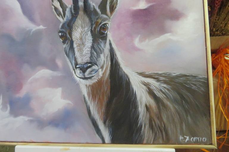 Original Fine Art Animal Painting by Anne Zamo