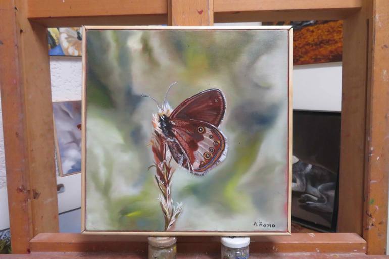 Original Figurative Animal Painting by Anne Zamo