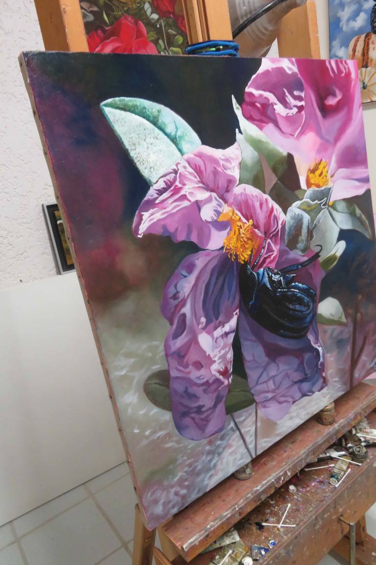 Original Figurative Animal Painting by Anne Zamo