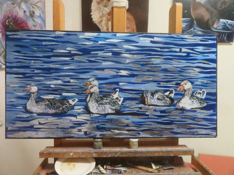 Original Realism Animal Painting by Anne Zamo