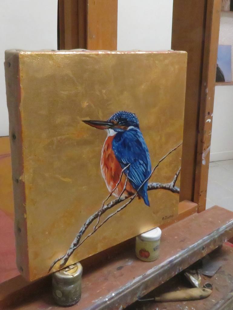 Original Figurative Animal Mixed Media by Anne Zamo