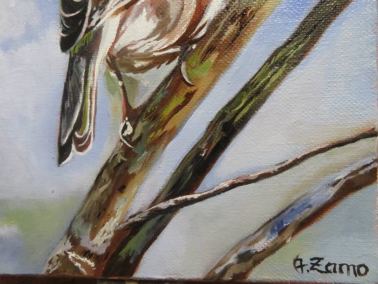 Original Figurative Animal Painting by Anne Zamo