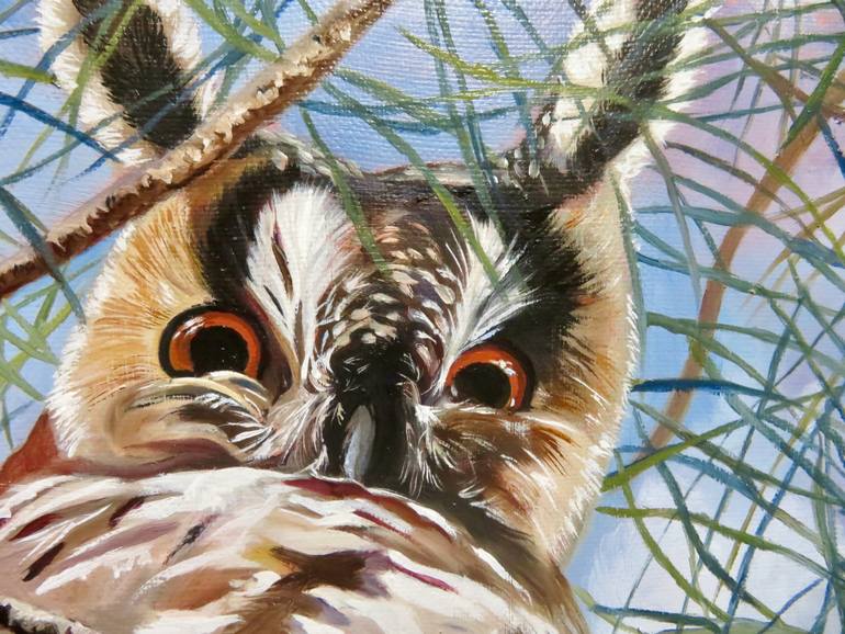 Original Figurative Animal Painting by Anne Zamo
